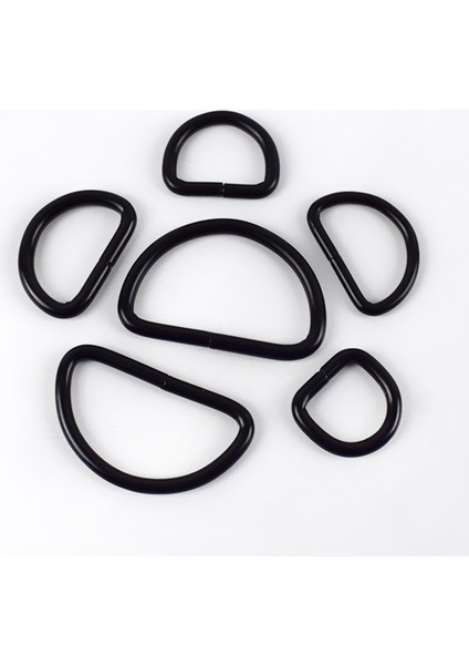 Siyah Stil 17 mm Meetee mm Metal D Halka Tokaları Sırt Çantası Dokuma Toka Çanta Askı Kancaları Konfeksiyon Kemer Tokaları Dıy Leathercraft Aksesuarı (Yurt Dışından)