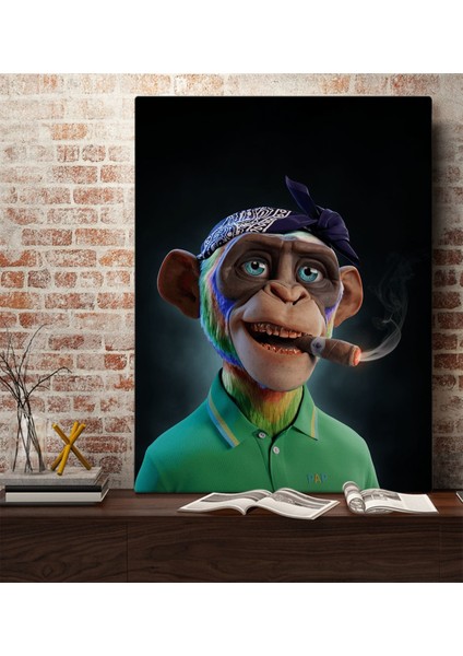 Fantastic Tasarımlı Kanvas Tablo-11 70X100CM Ev Dekorasyonu, Ev Hediyesi