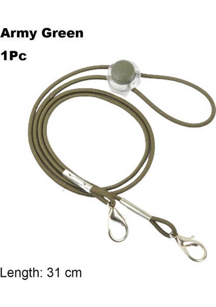 No.7 Tarzı Maske Genişletici Sıkışma Önleyici Kulak Koruyucu Tutucu Maske Kulak Ipi Genişleticiler Ayar Tokası Siyah (Yurt Dışından)