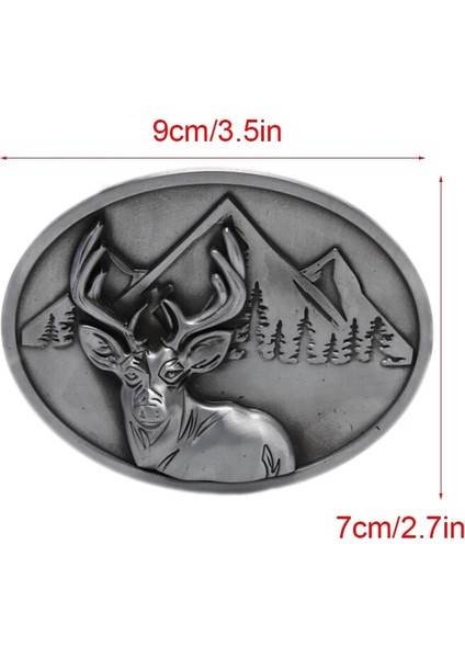 G Tarzı Erkek Kemer Tokası Kemer Tokası Erkekler Için Marangoz Mekanik Kovboy ve Kovboy Kız Metal Aracı Batı Tokaları (Yurt Dışından)