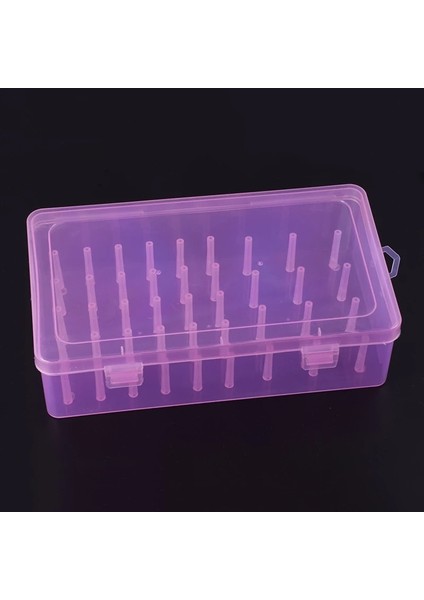 BX210001-2 Stili Ools Dikiş Ipliği Için Boş Saklama Kutusu, Şeffaf Iğne Tel Saklama Düzenleyici, Iplik Makaraları Saklama Kutusu (Yurt Dışından)