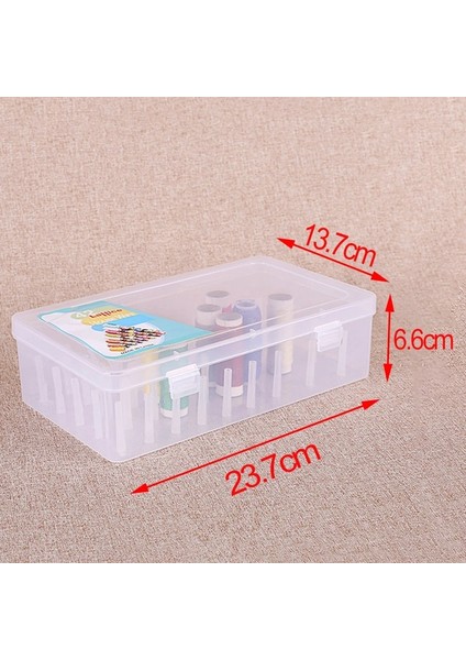 BX210001-2 Stili Ools Dikiş Ipliği Için Boş Saklama Kutusu, Şeffaf Iğne Tel Saklama Düzenleyici, Iplik Makaraları Saklama Kutusu (Yurt Dışından) fırsatları