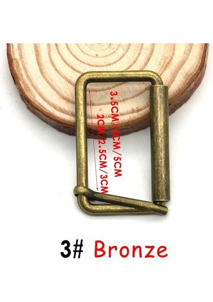 Bronz-1 Tarzı 50 mm 5 Adet mm Metal Kemer Tokası Yüzük Tri-Gilde Pin Tokaları Çanta Sapanlar Için Dikdörtgen Ayarlamak Rulo Toka Dıy Dikmek Aksesuarları (Yurt Dışından)