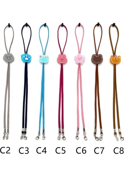 No.7 Tarzı 30CMX4MM Karikatür Maske Asılı Halat Yüz Maskesi Kordon Maskesi Tutucu Ayarlanabilir Asılı Halat Çocuklar Için Iki Kanca (Yurt Dışından) modelleri