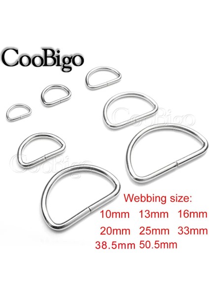 33 mm Dokuma Stili 100 Adet Kemer Çantaları Için Metal D Halka Dee Toka Zincir Sırt Çantaları Askı Evcil Hayvan Yaka Dıy Aksesuar Gümüş Kaynaksız mm (Yurt Dışından) fiyatları