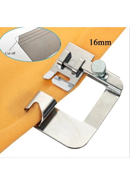 16MM Tarzı Dikiş Makinesi Baskı Ayağı Basın Ayakları Yan Kesici Overlok Tüm Düşük Saplı Şarkıcı Brother Ev Dikiş Araçları (Yurt Dışından)