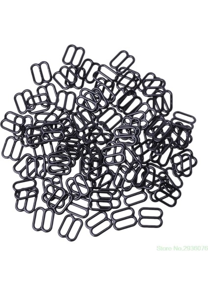 98-Bk-12 Stili Metal Iç Çamaşırı Ayarlanabilir Dikiş Sutyen Kaydırıcılar Yüzükler Tokalar Dıy (Yurt Dışından)