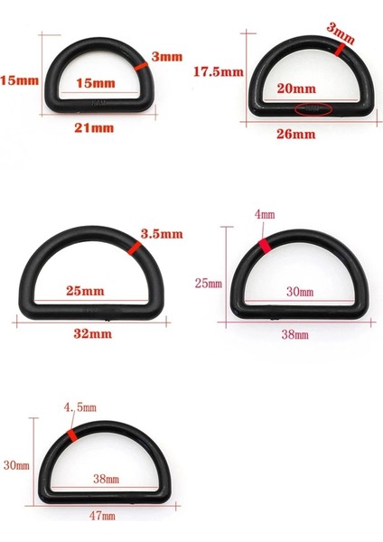 Bilgisayar Stili 20 mm Meetee mm Plastik O D Halka Toka Yüksek Li Renkli Dıy El Yapımı Bagaj Çantası Askı Dokuma Tokalar Aksesuarları (Yurt Dışından) modelleri