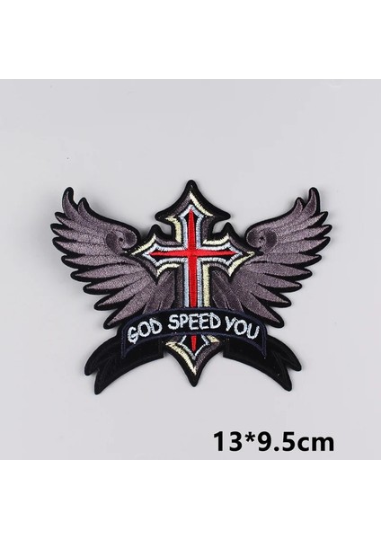 PE3258CT Stili Orangutanpunk Yama Demir On Yamalar Giysi Için Kafatasımotosiklet Yama Askeri Giyim Için Işlemeli Yamalar Etiket Şerit (Yurt Dışından) fiyatları