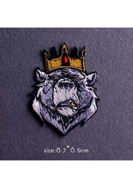 PE3258CT Stili Orangutanpunk Yama Demir On Yamalar Giysi Için Kafatasımotosiklet Yama Askeri Giyim Için Işlemeli Yamalar Etiket Şerit (Yurt Dışından) modelleri
