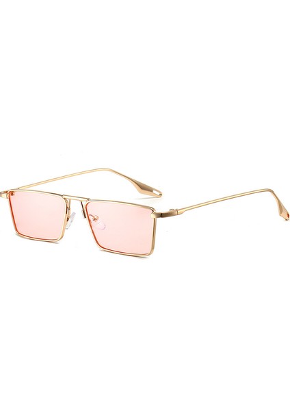 Kadınlar Için Retro Küçük Kare Güneş Gözlüğü Trendy Stil (Yurt Dışından)