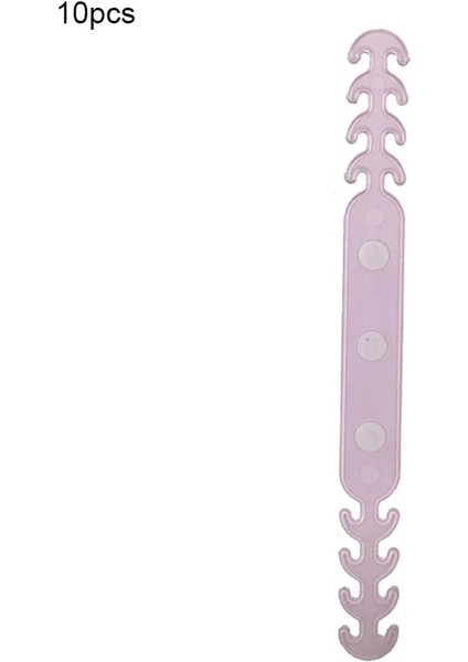 No.7 Tarzı 10 Parça Lot Maske Tutucu 4 Dişli Ayarlanabilir Kaymaz Maske Kulak Sapları Uzatma Kancası Yüz Maskeleri Toka Asılı Halat Koruma Kulak (Yurt Dışından)