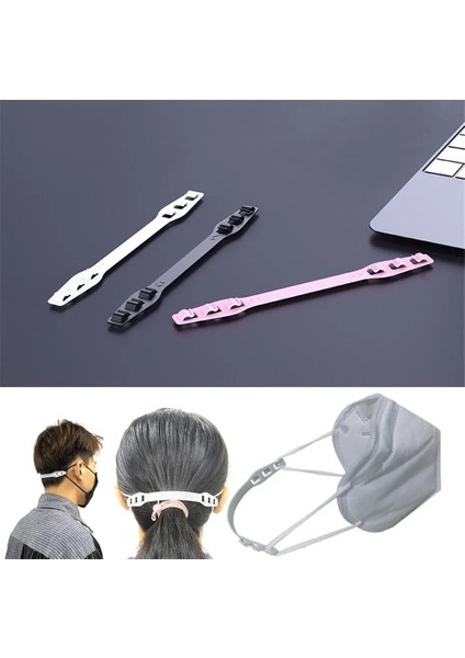 Siyah Stil 10 Adet Üçüncü Vites Ayarlanabilir Kaymaz Silikon Maske Kulak Sapları Fixer Uzatma Kancası Yüz Maskeleri Toka Tutucu Maske Aksesuarları (Yurt Dışından) fırsatları