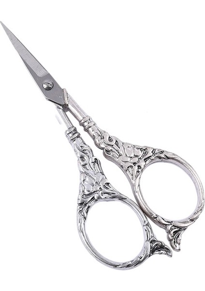 Pembemsi Gri Tarzı Avrupa Retro Oyma Terzilik Veya Dikiş Makası Antika Eski Paslanmaz Çelik Veya Terzi Iğne Oyaları (Yurt Dışından)