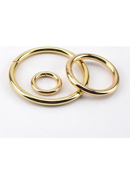 Işıkaltın Tarzı 38MM-20 Adet Meetee Metal O Şekli Halka Toka Daire Bağlantı Kancası Dıy Çanta Askı Kemer Köpek Yaka Parçaları Aksesuar (Yurt Dışından)