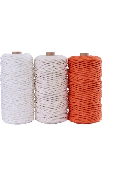Koyu Yeşil Stil % Pamuk Kordon Renkli Kordon Halat Bej Bükülmüş El Sanatları Makrome Ip Dıy Ev Tekstili Düğün Dekoratif Tedarik 110 Yards (Yurt Dışından) modelleri