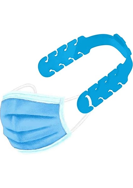 Beyaz Stil 5 Adet Ayarlanabilir Kaymaz Maske Kanca Uzatma Tokası Yüksek Li Korumak-Kayma Maskesi Kulak Sapları Uzatma Tokası Maske Aksesuarları (Yurt Dışından) fırsatları