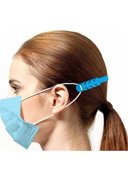 Beyaz Stil 5 Adet Ayarlanabilir Kaymaz Maske Kanca Uzatma Tokası Yüksek Li Korumak-Kayma Maskesi Kulak Sapları Uzatma Tokası Maske Aksesuarları (Yurt Dışından) indirimleri