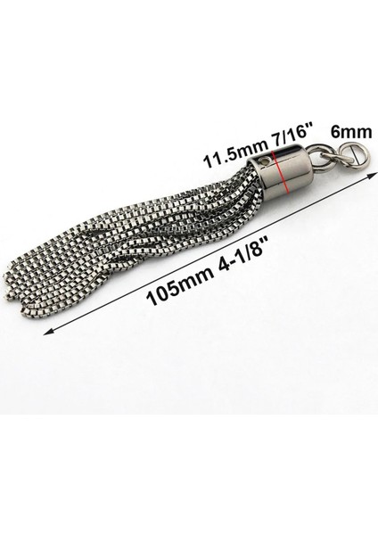 Gümüş Tarzı 1 Adet Moda Metal Dekorasyon Toka Püskül Kolye Çanta Için Anahtarlık Omuz Çantası Çanta Donanım Aksesuarları Dıy 3 Renk (Yurt Dışından) modelleri