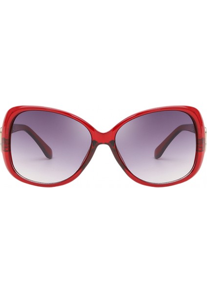 Avekı Vintage Kedi Gözü Güneş Gözlüğü Kadınlar Için 100% Uv Koruma Klasik Retro Tasarımcı Tarzı, Şarap Kırmızı (Yurt Dışından)