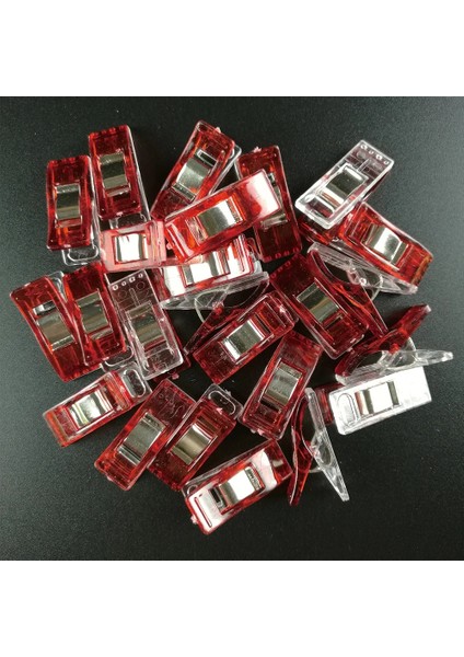 Şeffaf Stil Dudaklar Dıy Plastik Dikiş Sabit Klipler Patchwork El Sanatları Plastik Giysiler Klipler El Sanatları Dıy Scrapbooking Dikiş Aksesuarları (Yurt Dışından) fırsatları