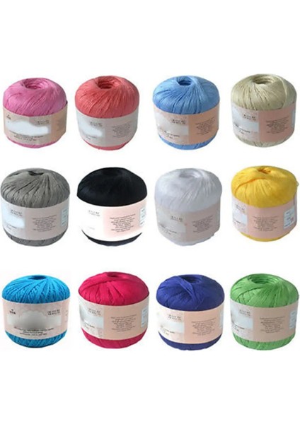 Sarı Stil Dıy Merserize Pamuk Kordon Ipliği Nakış Tığ Örgü Dantel Takı Düğün Dekorasyon Aksesuar Için (Yurt Dışından) fiyatları