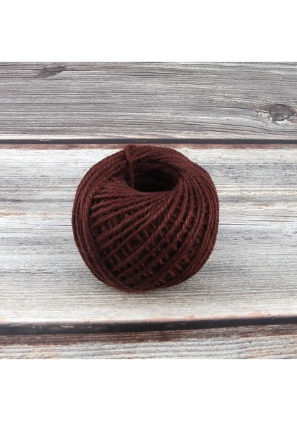 T Stili 1 Rulo Dia Doğal Jüt Halat El Yapımı Dıy Craft Kordon Dekoratif Halat Renkli Sarı Yeşil Mavi Mor Ev Dekorasyonu (Yurt Dışından)