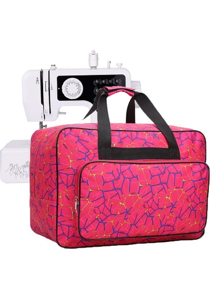 Gül Kırmızı Tarzı 38X15X25CM Unisex Büyük Kapasiteli Dikiş Makinesi Çanta Seyahat Taşınabilir Depolama Çok Fonksiyonlu Konteyner Örgü Araçları El Tığ Çanta (Yurt Dışından) fiyatları