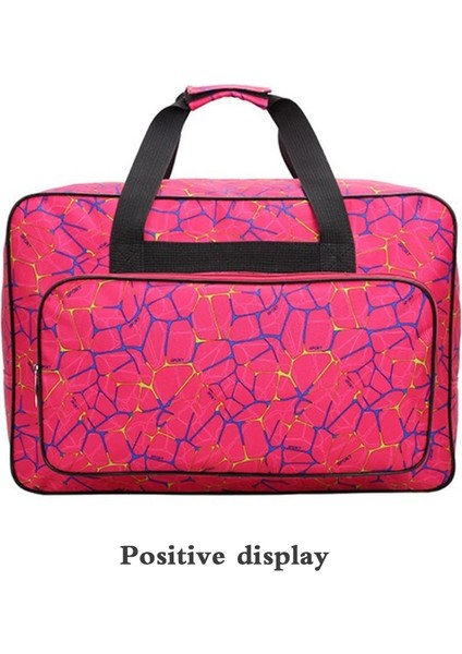 Gül Kırmızı Tarzı 38X15X25CM Unisex Büyük Kapasiteli Dikiş Makinesi Çanta Seyahat Taşınabilir Depolama Çok Fonksiyonlu Konteyner Örgü Araçları El Tığ Çanta (Yurt Dışından) modelleri