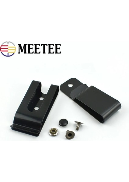F-62X15MM Stili 10 Parça Meetee Black Metal Yaylı Tokalar Kemer Kılıf Kılıf Klip Toka Cep Cüzdan Için Anahtar Fahişe Dıy Bel Klipleri Vidalı (Yurt Dışından) fırsatları