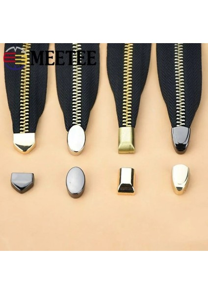 BD514-LIGHTGOLD-8MM Stili Metal Fermuarlar Çekme Kuyruk Kilidi Klip Tokaları Fermuar Kordon Durdurma Fişi Başlı Vida Dıy Çanta Deri Donanım Aksesuarları El Sanatları (Yurt Dışından) fırsatları