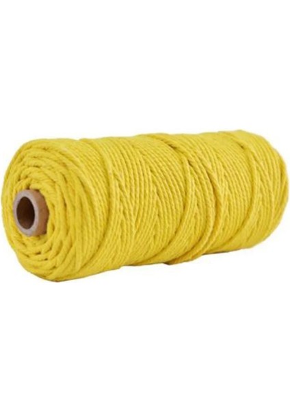 Turuncu Tarzı % Doğal Pamuk Kordon Renkli Kordon Ip Bej Bükümlü El Işi Makrome Ip Kendin Yap Ev Tekstili Dekoratif (Yurt Dışından) modelleri