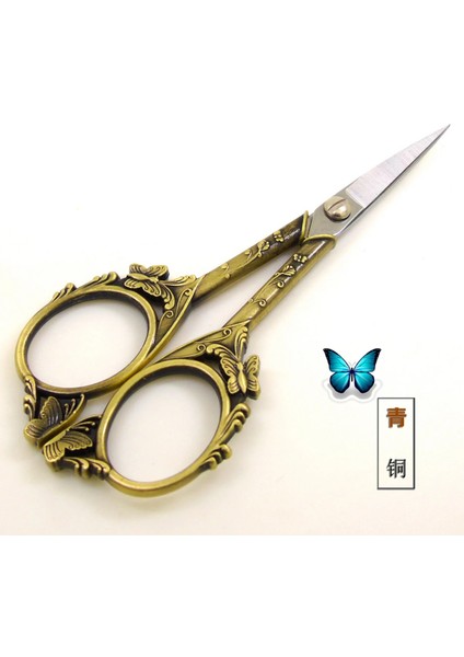 Gök Mavisi Tarzı Zambak Desen Tasarım Avrupa Retro Profesyonel Dikiş Veya Dikiş Malzemeleri Altın Veya Kumaş Için Mını Antika Ors (Yurt Dışından)