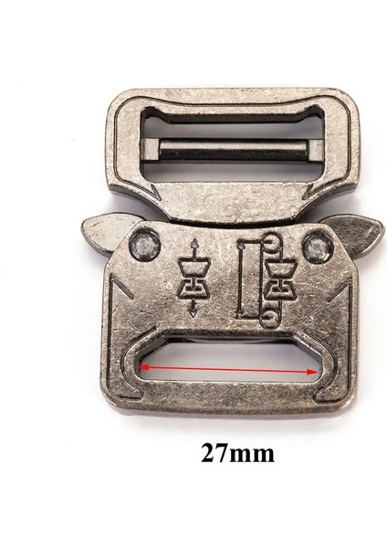 AP353-TABANCASIYAH-27MM Stili Meetee Metal Hızlı Yan Serbest Bırakma Tokaları Dokuma Için Taktik Kemer Güvenliği Güçlü Kanca Klipleri Dıy Açık Bagaj Aksesuarları (Yurt Dışından)