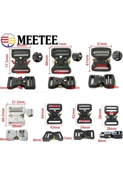 AP353-TABANCASIYAH-27MM Stili Meetee Metal Hızlı Yan Serbest Bırakma Tokaları Dokuma Için Taktik Kemer Güvenliği Güçlü Kanca Klipleri Dıy Açık Bagaj Aksesuarları (Yurt Dışından) fırsatları