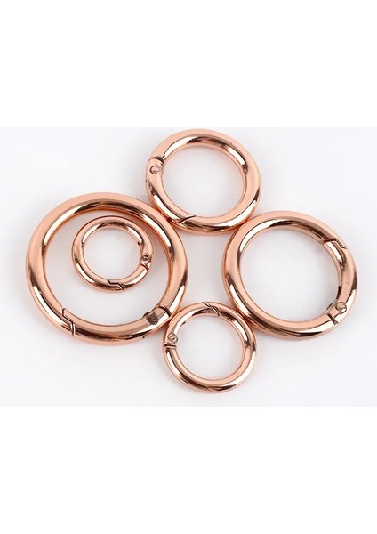 Gülaltın Tarzı 20 mm 5 Adet mm Meetee Metal Yaylı Kapı O Ring Açılabilir Anahtarlık Çanta Kemer Kayışı Zincir Tokaları Yapış Toka Klip Tetik Deri El Sanatları (Yurt Dışından)