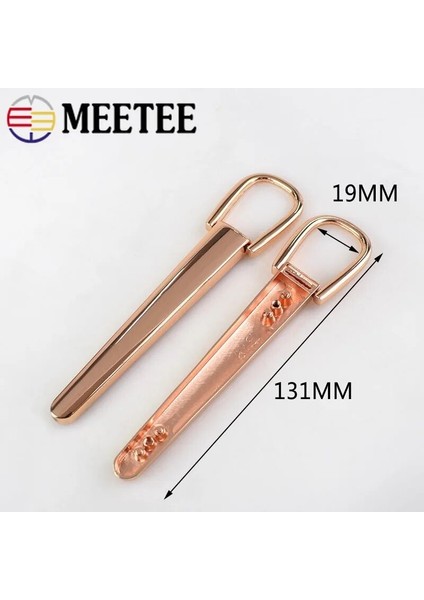 Silahsiyah Stil 2 Adet Moda Çanta Kolları Askı Metal Tokalar Çanta Dekoratif Toka Askı Konektörü Dıy Donanım Aksesuarları (Yurt Dışından)
