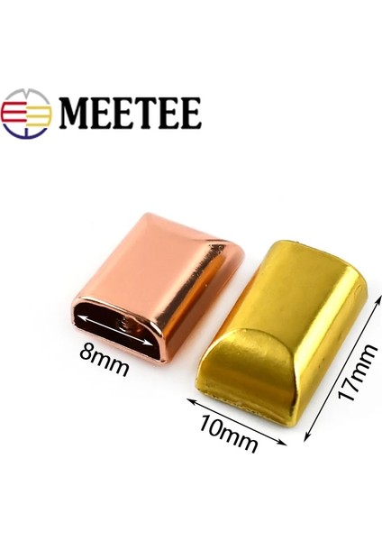 Krom Stili 10MM-30 Adet Adet Metal Fermuar Çekme Kuyruk Kilidi Klip Tokalar Halat Kordon Durdurma Fiş Başlı Vida Dıy Çanta Deri Donanım Aksesuarları H (Yurt Dışından) fırsatları