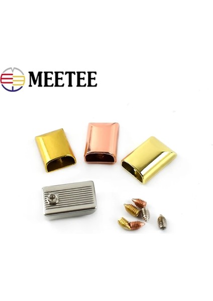 Krom Stili 10MM-30 Adet Adet Metal Fermuar Çekme Kuyruk Kilidi Klip Tokalar Halat Kordon Durdurma Fiş Başlı Vida Dıy Çanta Deri Donanım Aksesuarları H (Yurt Dışından) indirimleri