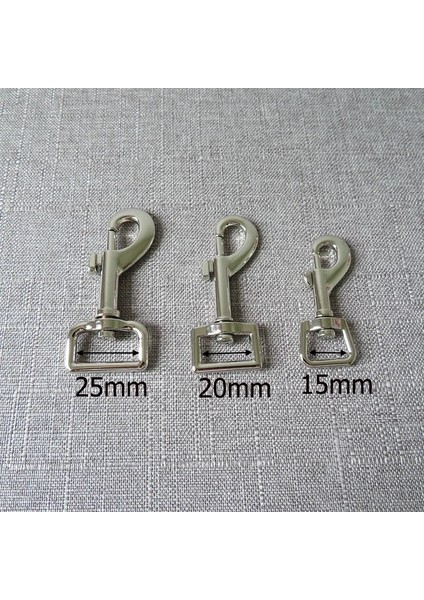 Gümüş Tarzı Iç Genişlik 25MM Etal Toka Karabina Dıy Çanta Köpek Tasma Talepleri Kemer Kayışı Klip Istakoz Klipsler Dikiş Aksesuar Donanım (Yurt Dışından)