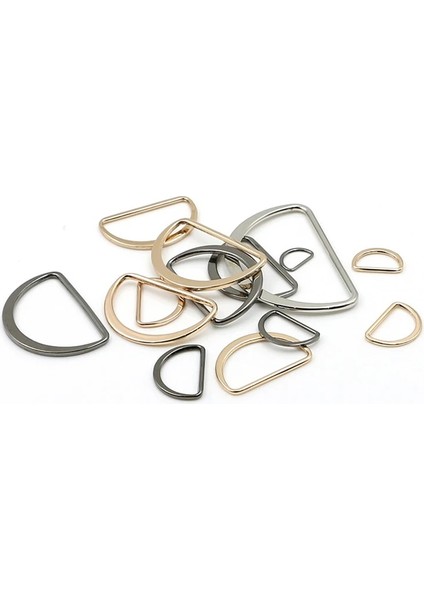 Altın Tarzı 5cm Lot Gümüş Siyah Bronz Altın D Tipi Halka Bağlantı Alaşımlı Metal Ayakkabı Çantaları Tokalar Dıy Aksesuar (Yurt Dışından) fiyatları