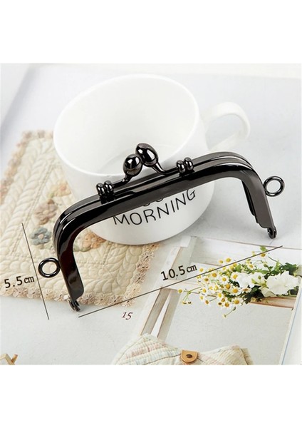 No.3 Tarzı .5 cm Bozuk Para Cüzdanı Çerçeve Askı Kabartma Dikdörtgen Metal Öpücük Toka Kilit Aksesuarları Cüzdan Çanta Parçaları Için Çerçeve Kolu (Yurt Dışından)