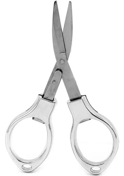 Gümüş Kaplama Hd Tarzı 1 Adet Katlanır Kamp Paslanmaz Çelik Veya Anahtarlık Balıkçılık Veya Cep Mini Kesici El Sanatları Dikiş Güvenli (Yurt Dışından)