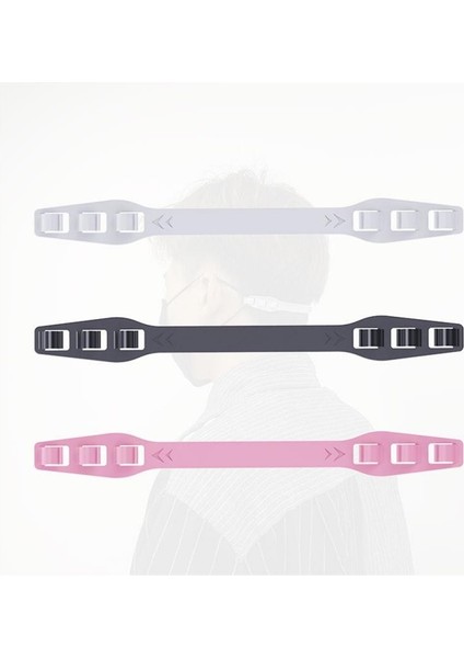 3 Adet Tarzı Maske Kancası Anti-Ağrı Kulak Ayarlanabilir Tutacağı Yüz Maskesi Için Toka Halat Hattını Uzatın Bant Başa Monte Maske Toka Tutucusu (Yurt Dışından)