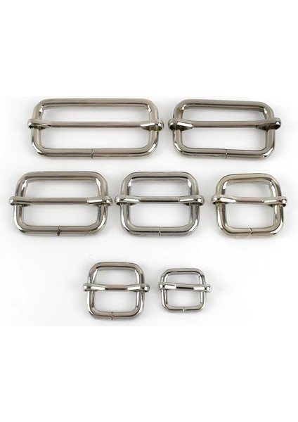 Gümüş Tarzı 10 ADET38MM Pcs mm Metal Slaytlar Tri-Glides Roller Pin Tokaları Çanta Kayışı Kaydırıcı Ayar Kemer Tokası Dıy Çanta Konfeksiyon Aksesuarları (Yurt Dışından)