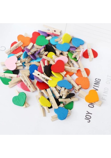 Derin Mavi Stil Lot Yeni 3cm Mini Renkli Aşk Ahşap Clring Ahşap Cloto Levhalar Için Klip Dty Clotheraft Dekor Klipleri Mandal (Yurt Dışından) modelleri