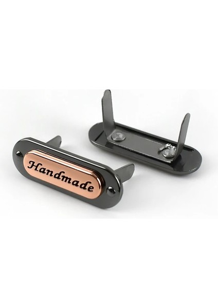 Gülaltın Tarzı 35X12MM-10 Adet Adet Metal Çanta Etiketleri Etiketi El Yapımı El Sanatları Çanta Için Dekoratif Tokalar Dıy Donanım Dikiş Aksesuarları BK113 (Yurt Dışından)