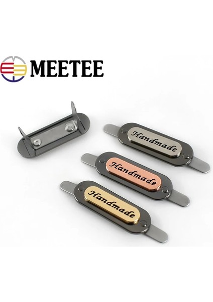 Gülaltın Tarzı 35X12MM-10 Adet Adet Metal Çanta Etiketleri Etiketi El Yapımı El Sanatları Çanta Için Dekoratif Tokalar Dıy Donanım Dikiş Aksesuarları BK113 (Yurt Dışından) fiyatları