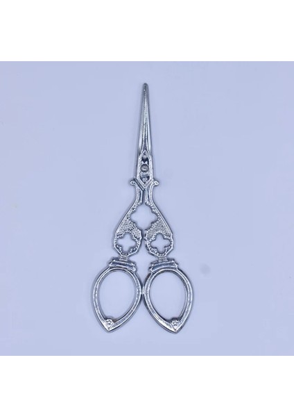 No.7 Tarzı Gümüş Vintage Ors Paslanmaz Çelik Kesme Ors Retro Küçük Oya Dikiş Ors Nakış Terzi Makası Aletler (Yurt Dışından)