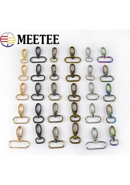 Siyah Stil 20 mm 5 Adet Deri Kemer Askı Çanta Tokaları Metal Klipsler Istakoz Köpek Tasması Anahtarlık Döner Tetik Alkış Kanca Dıy Aksesuarları F (Yurt Dışından) fiyatları